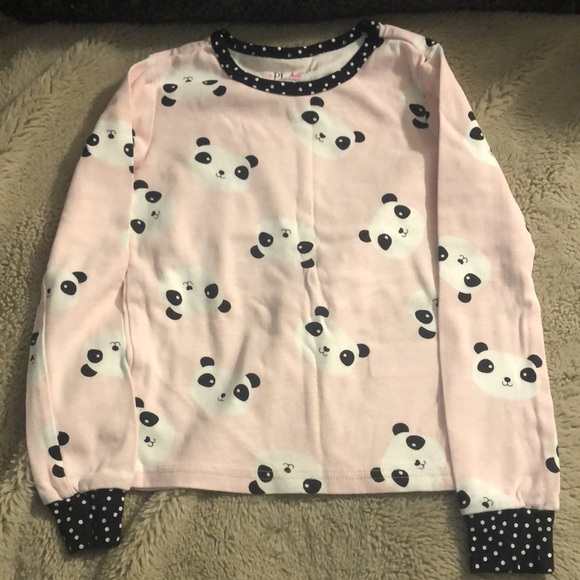 🎉4 for $20 The Children’s Place Pink Panda Pajama Set, size 5 - Picture 2 of 6